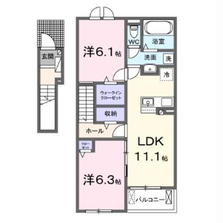 コンフィアンサ　トレスの物件間取画像